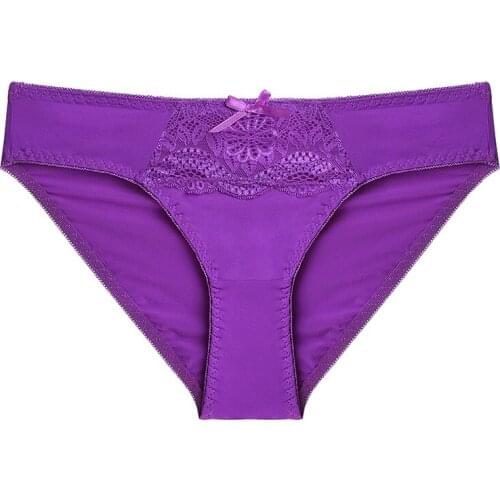 The waist in underwear female lace has no trace ultra thin carry buttock big size fat mm hot hollow out sexy trig pants