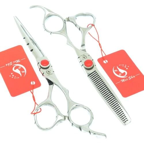 Professional Dog Hair Cutting Shears Cat Thinning Scissors Japanese Steel Pet Grooming Scissors 6.0" Animal Trimmers Tool A0108A