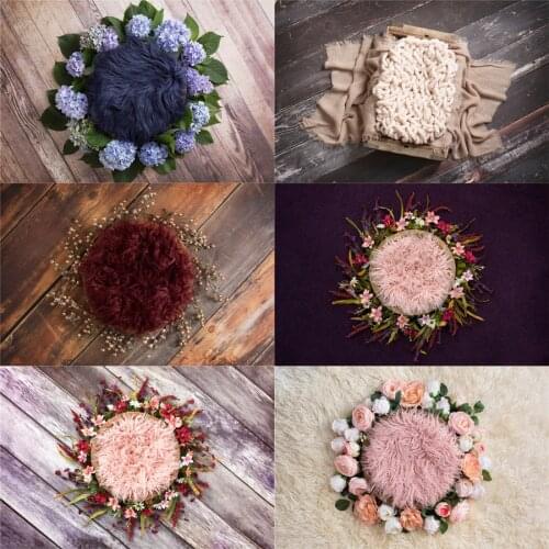 Nitree Photo Studio Props Wood Board Photography Backdrop For Cute Newborn Baby Vinyl Background Cloth