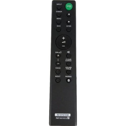 RMT-AH101U Remote Control for Sony SOUND BAR HT-CT380 HT-CT780 SA-CT380 SA-WCT780 HTCT380 HTCT780 SACT380 SACT780 SAWCT380