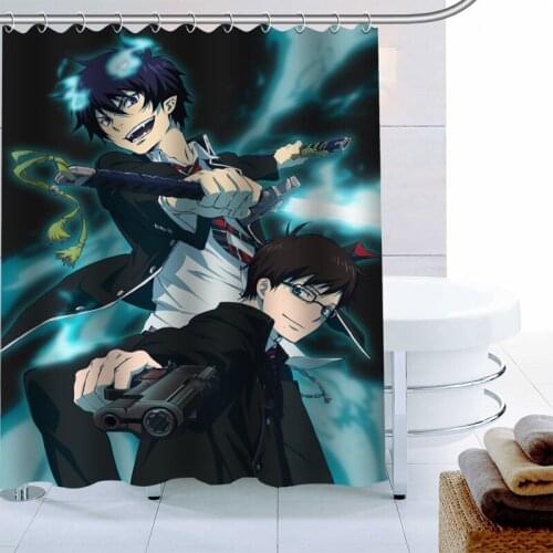 Modern Psycho Pass Anime Shower Curtain Decor Waterproof Polyester Fabric Bath Curtain 180X180cm Eco-friendly Bathroom Curtain
