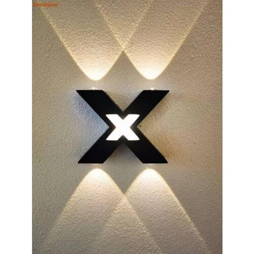 Modern terranze porch Outdoor Wall Lamp 6W LED Source Up Down Lighting scone Garden Light porch applique murale extérieur