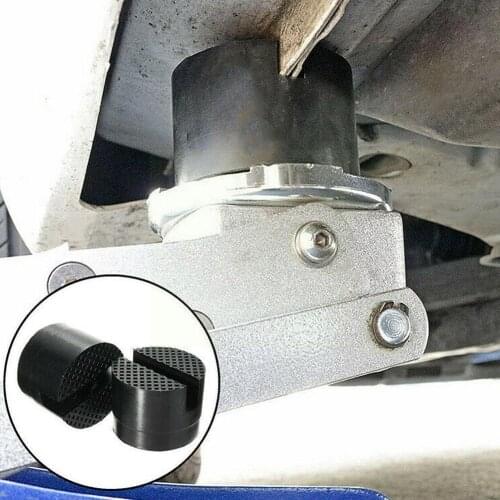 Universal Car Slotted Frame Rail Floor Jack Adapter Jacks Styling Rubber 1pc Accessories Rubber Lift Pad Car Pad Supporting D9S0