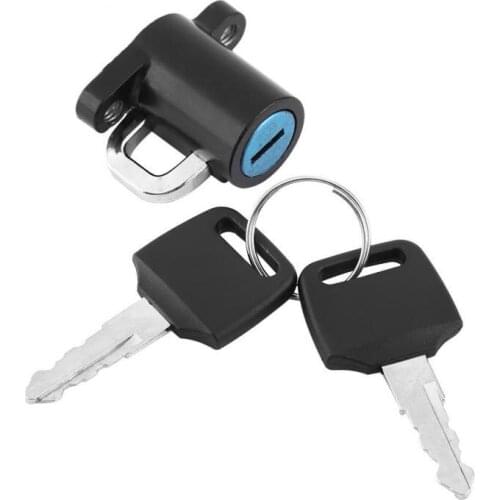 Motorcycle Helmet Lock Helmet Anti-Theft Lock Hook Helmet Fixing Buckle with Two Keys Motorcycle Accessories