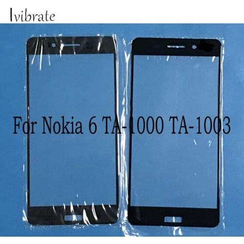 2PCS A+Quality For Nokia 6 TA-1000 TA-1003 Touch Screen Nokia6 Digitizer TouchScreen Glass panel Without Flex Cable