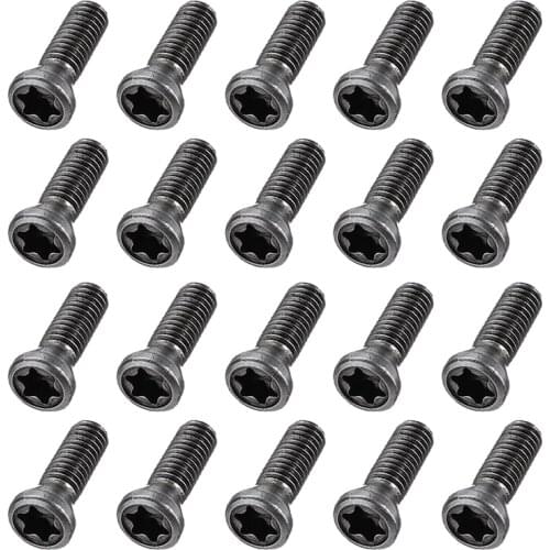 20pcs Metal Torx Head Insert Screw Set M3.5x12mm For Carbide Inserts Lathe Turning Tool Holder