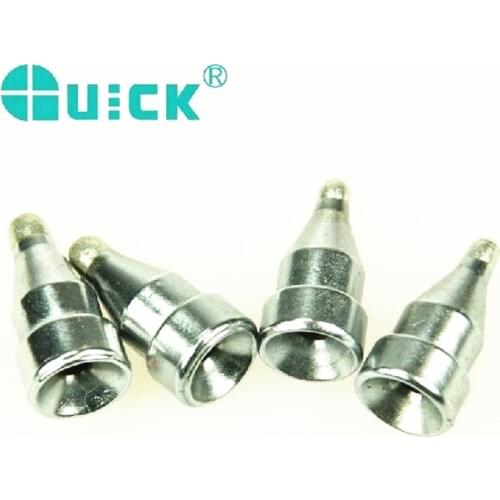 4Pcs Original QUICK 201B Suction Nozzle Electric Suction Tin Tip A1004 A1005 A1006 A1007 Desoldering Gun Leader-Free Solder Tip