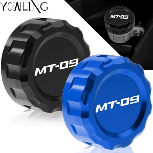 Motorcycle Accessories Cylinder Reservo Rear brake reservoir cover caps For Yamaha MT09 MT-09 MT 09 MT-09 FZ09 FZ-09 2013-2016