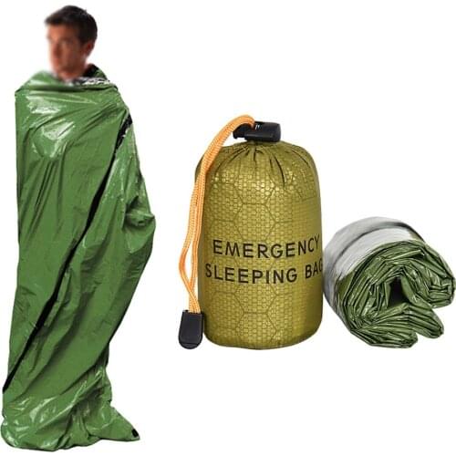 Emergency Sleeping Bag Storage Pouch For Outdoor Survival Camping Hiking Field Exploration Survey Tourism 200x90cm Picnic Mat