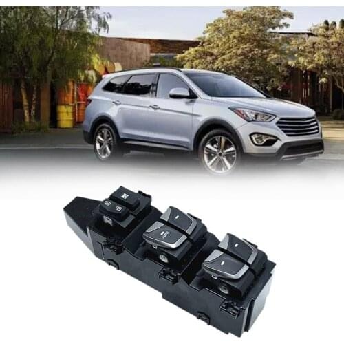Car DRIVERS SIDE LEFT MASTER WINDOW SWITCH For Hyundai SANTA FE GRAND 2013-2015 935702W000