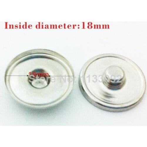 Free ePacket ship 200pcs/lot Diy 30/18/12mm OEM, ODM Snap Metal Copper Button Stud Button Base Findings For Making Snap Button