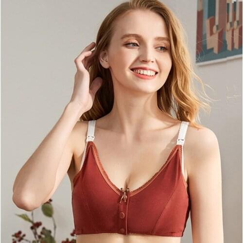 Breastfeeding Bra Pregnant Women Maternity Nursing For Feeding Bra Underwear Pregnancy Gathered Soutien Gorge Allaitement Drop