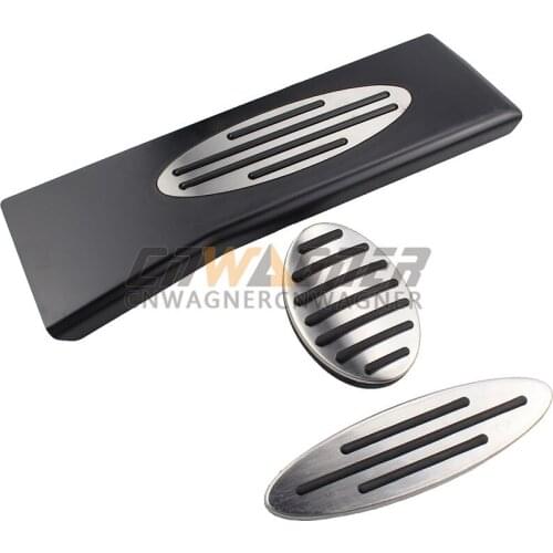 CNWAGNER Stainless Steel Pedal Pad AT For BMW MINI COOPER R55 R56 R57 R58 R59 R60 R61 F56