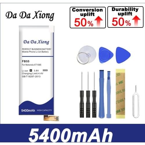 Da Da Xiong Original FB55 4950mAh Battery for Motorola Moto DROID Turbo 2 XT1585 XT1581 XT1580 Moto X Force
