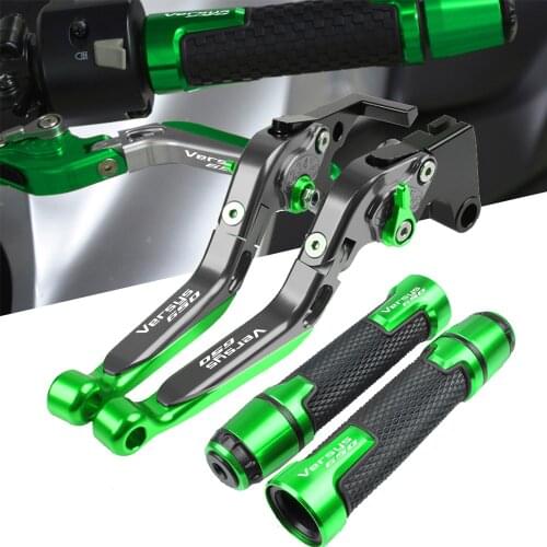 For kawasaki VERSYS 650 VERSYS650 2009 2010 2011 2012 2013 2014 Brake Clutch Lever & Handlebar Grip Ends Motorcycle CNC Levers