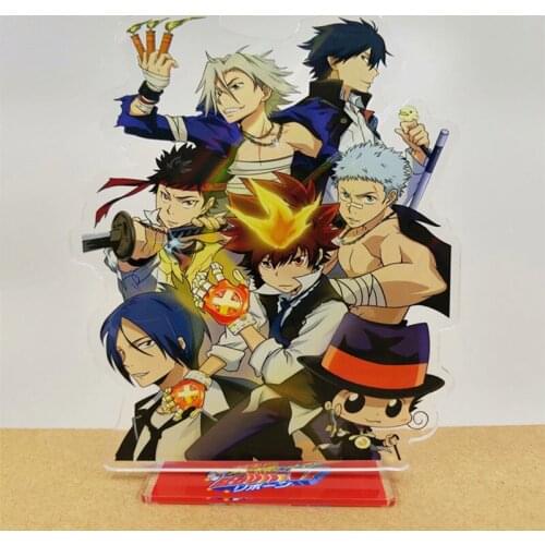 Hitman Reborn! Home Tutor Sawada Tsunayoshi Yamamoto Acrylic Stand Figure Collection Model Toy Gifts Desk Decor Cosplay