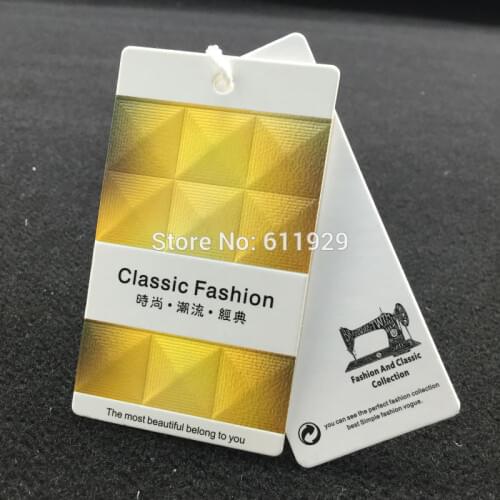 Customized clothing embossed logo tags/garment paper tag printing/clothing label/main label/t-shirt jacket label 1000 pcs a lot