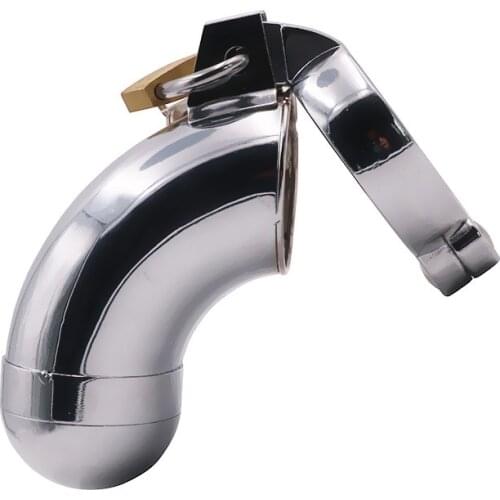Male Snake Shaped Chastity Lock Penis Lock Alternative Penis Ring Hollow Cock Cage Masturbation Toys Restraint Adult Products