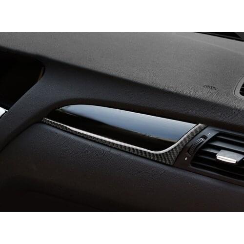 Carbon Fiber Interior Car Dashboard Decoration Strip Car-Styling Stickers For BMW X3 F25 X4 F26 2011- Car Styling
