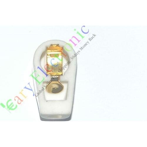 Wholesale and retail 20pc 7.4mm GOLD Tube Anode Caps Ceramic Socket Vacuum SP42 VP41 radio amp DIY free shipping