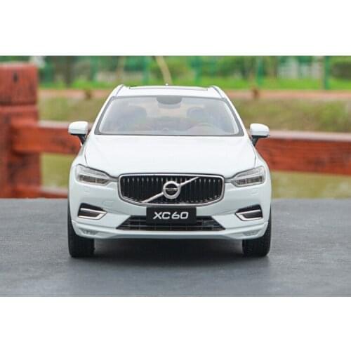 Original Factory 1:18 New Xc60 Sport Version Crystal White Alloy Metal Classic Toy Models for Gift, Collection