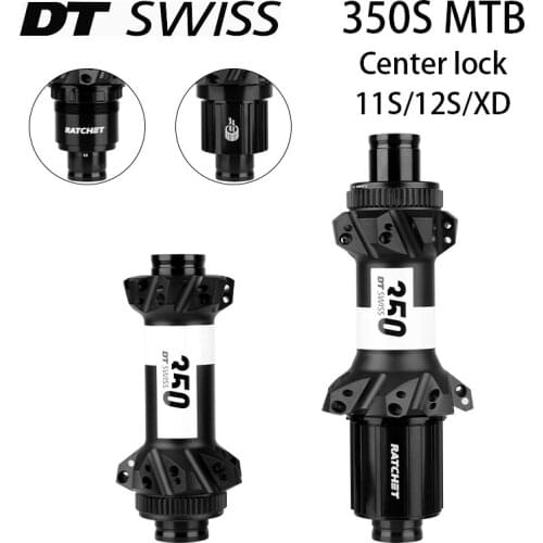 Original DT SWISS 350 Bicycle Disc Brake Hub MTB Center lock 28H 15*110/12*148mm 12*142Compatible with Shimano11S 12S XD, BOOST
