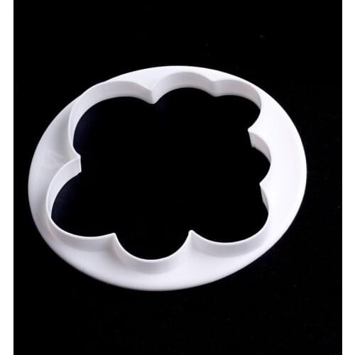 5Pcs 3D Cloud Plastic Fondant Cutter Cake Mold Sugarcraft Mold Decorating Tools X6HD