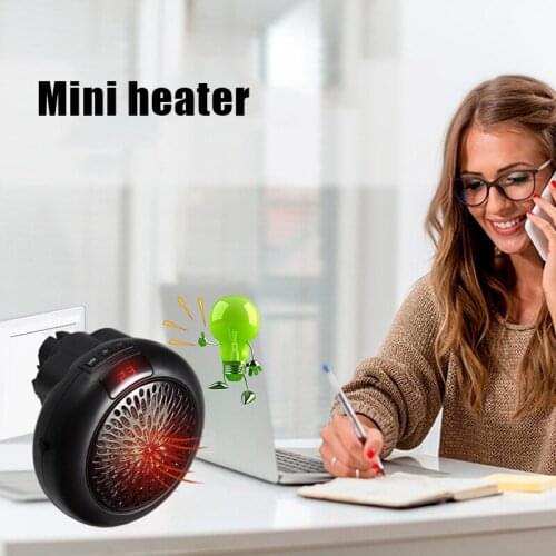 Portable Heater Household Home Plug In Small Heater with Remote Control Office Dorm Heating JA55