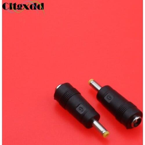 Cltgxdd DC jack 2.1*5.5 mm female to 4.0*1.7 mm male AC DC Power Connector Adapter Laptop socket interface Converter