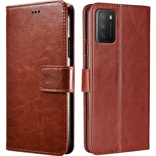Vintage Phone Cover for Poco M3 Coque Funda on Etui Xiaomi PocoM3 M2010J19CG M2010J19CT Leather Flip Case For POCO M3 M 3 Hoesje