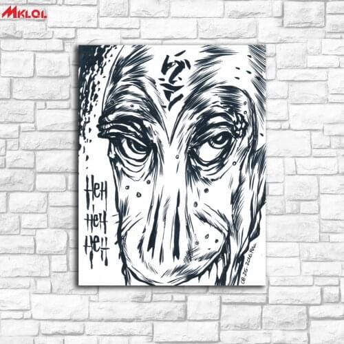 WXKOIL Wall Black And White Paintings