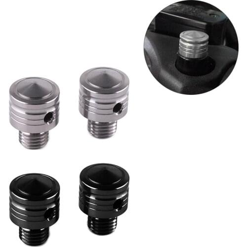 1Pair Motorcycle Rearview Screw Cap Rearview Mirror Seat Decorative Screw Cap Cover