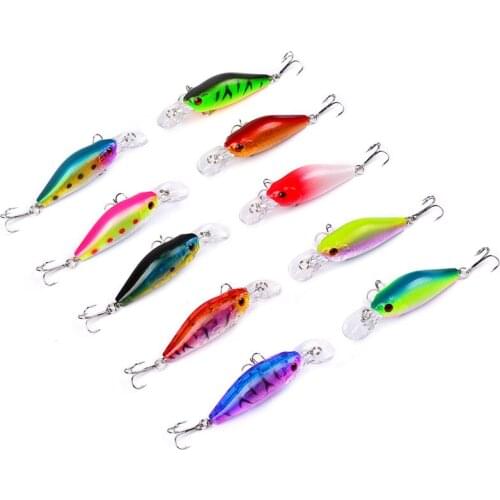 1 PCS Minnow Fishing Lure 70mm 8g Topwater Hard Bait Wobbler Jig Bait Crank Bait Carp Striped Bass Pesca Fishing Tackle SwimBait