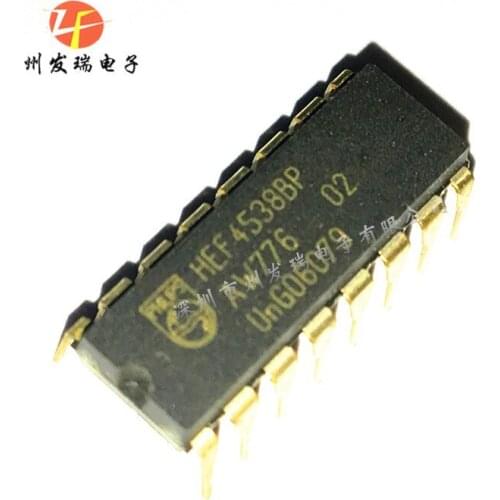 100% New&Original HEF4538BP HEF4538 4538BP DIP-16 - In Stock