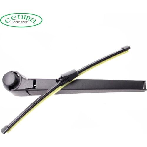 16" Rear Wiper Blade and Arm Set For VW Volkswagen Caddy 2007-2019 back window Windshield windscreen wiper