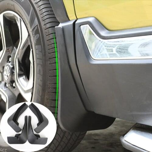 4pcs For Honda CRV CR-V 2017-2019 Black ABS Front+Rear Mudflaps Mud Fender Mud Guard Car Styling accessories