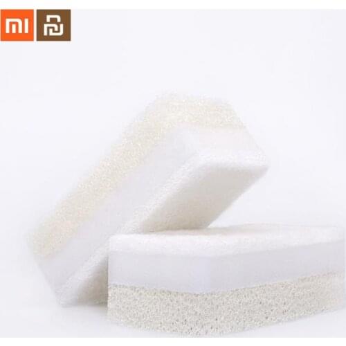 6pcs xiaomi youpin 3-layer sponge household cleaning tool three-layer composite dishwashing brush smart
