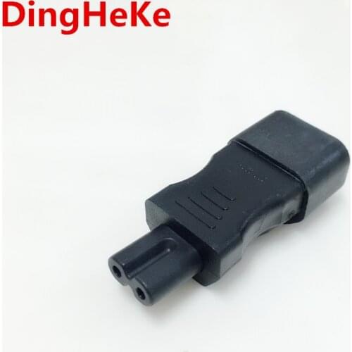 AC adapter AC convert IEC C14 to C7 power adapter C14/C7 IEC C7 to C14 plug adapter IEC 3Pin Female to 2Pin Male