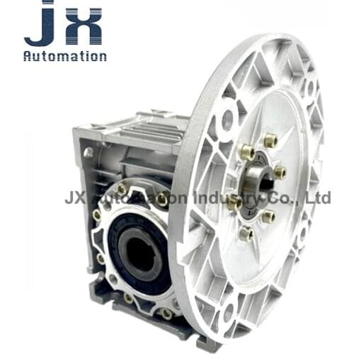Aluminum Worm Gear Reducer NMRV030 Output Hole 14mm Key Width 5mm For Stepper/ Servo Motor