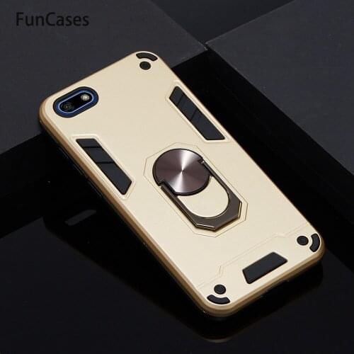 Magnetic Finger Ring Holder Pattern Cases For Huawei Honor Play 3E Huawei Y5 Prime 2018 Honor 8S 7S 2019 Honor 7A Protector