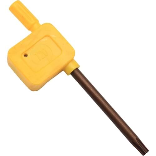 Yellow flag wrench T20 Torx screw wrench CNC tool holder Lathe accessory tool Tools Holder Accessories standard Torx