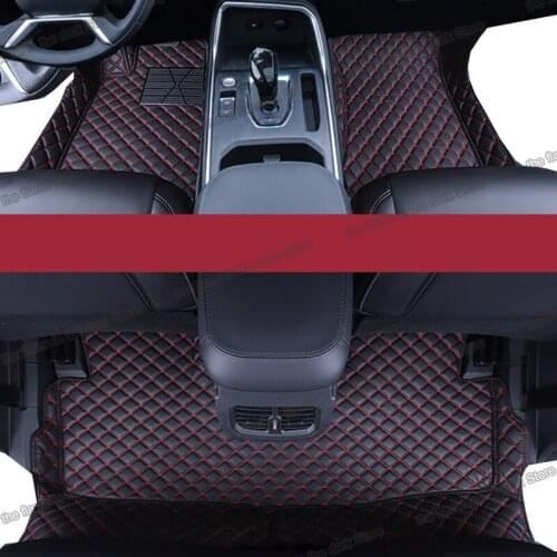 Leather car interior floor mats for haval H6 2021 2022 2023 accessories auto styling non-slip carpetrug anti slip