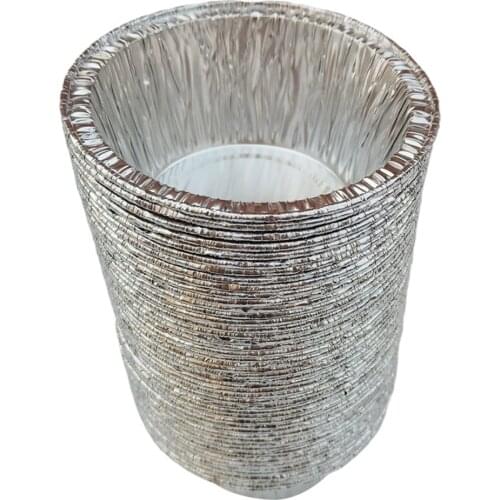 Round Aluminum Foil Deep Pie Pans Disposable for Baking Roasting Broiling Cooking