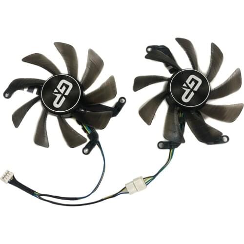 2pcs/Set 90(85MM) GPU VGA Cooler TH9215S2H-PAA01 Graphics Fan For Palit GeForce RTX 3060 Dual RTX3060 OC Video As Replacement