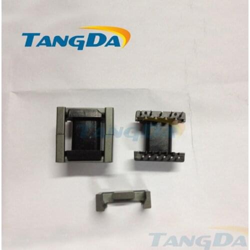 Tangda EPC19 core Bobbin 5+6pin 11p DIP EPC magnetic core+skeleton PC40 soft ferrite cores Transformers horizontal