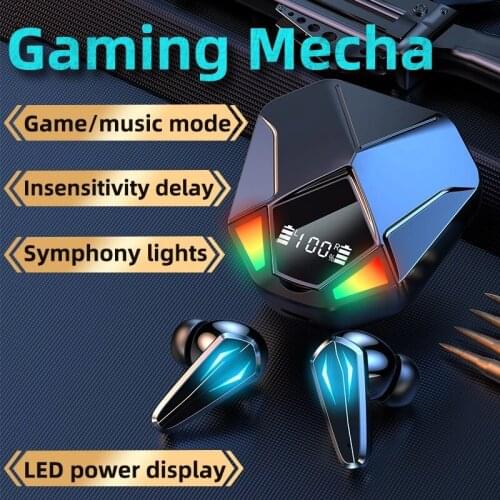 KINGSTAR Gaming Earbuds X6 TWS Bluetooth 5.1 Earphone Noise Reduction Touch Control Headphones With Mic Wireless Headset Gamer