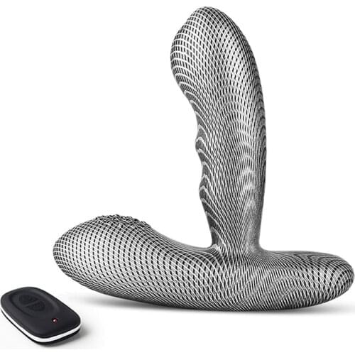 New Product Wireless 360 Rotation Anal Vibrator for Male 48 Frequency Vibration Men Prostate Massager Carbon Fiber Anal Sex Shop