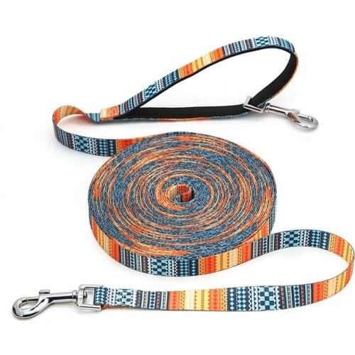 4.5 6 9 15M Pet Dog Leash For Walking Training Lead Rope Durable Polyester Rope Leashes Pet Accessories Supplies