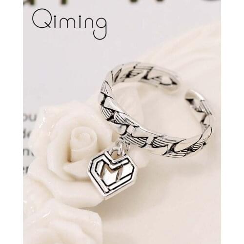 Женские серебряные кольца QIMING China At AliExpress