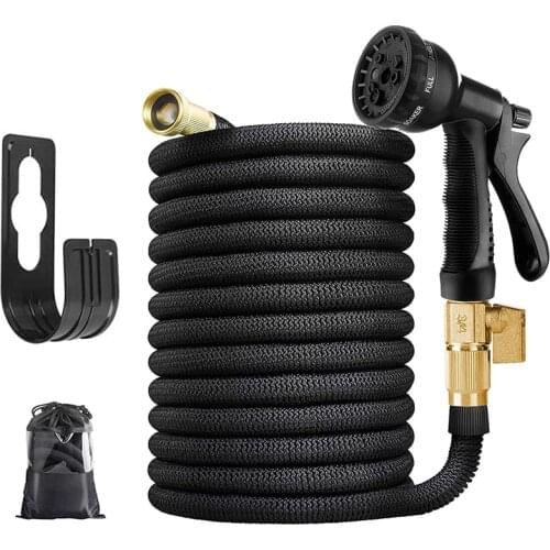 Expandable Magic Hose Pipe High-Pressure Car Wash Hose Adjustable Spray Flexible Home Garden Watering Hose Cleaning Water Gun